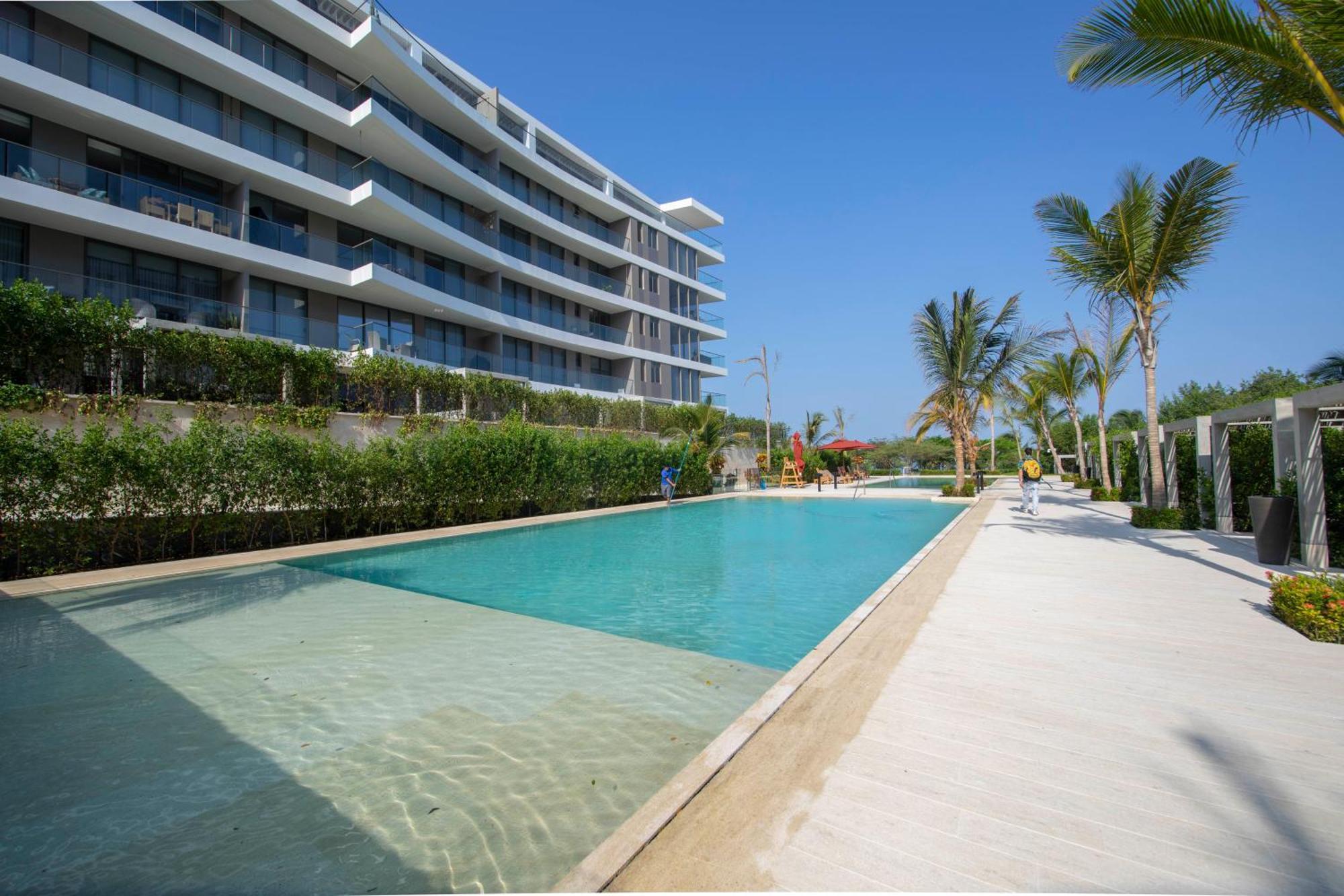 Exclusivo Resort Frente Al Mar, Playa Privada, Piscinas Cartagena エクステリア 写真